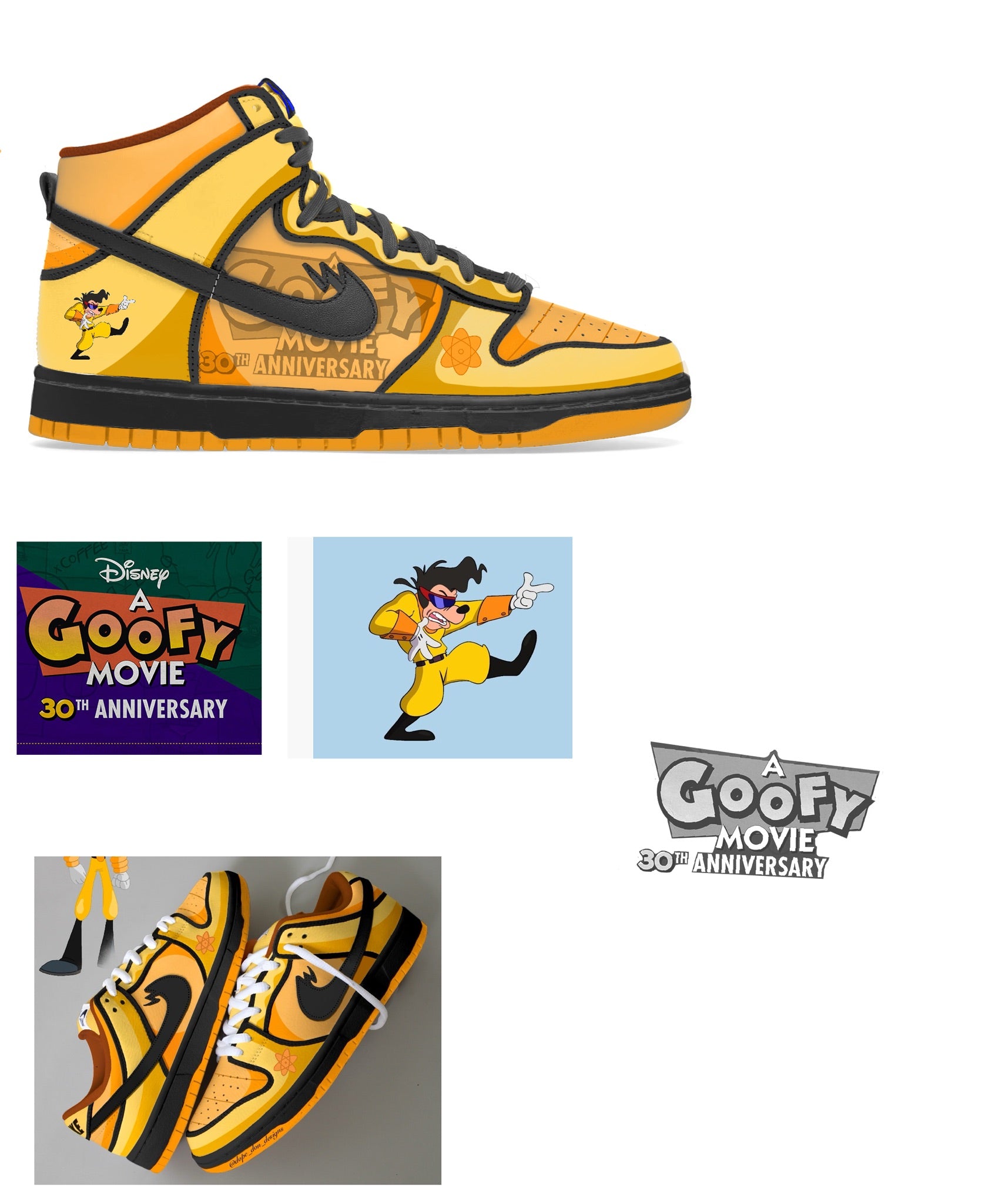 Custom Nike dunk highs