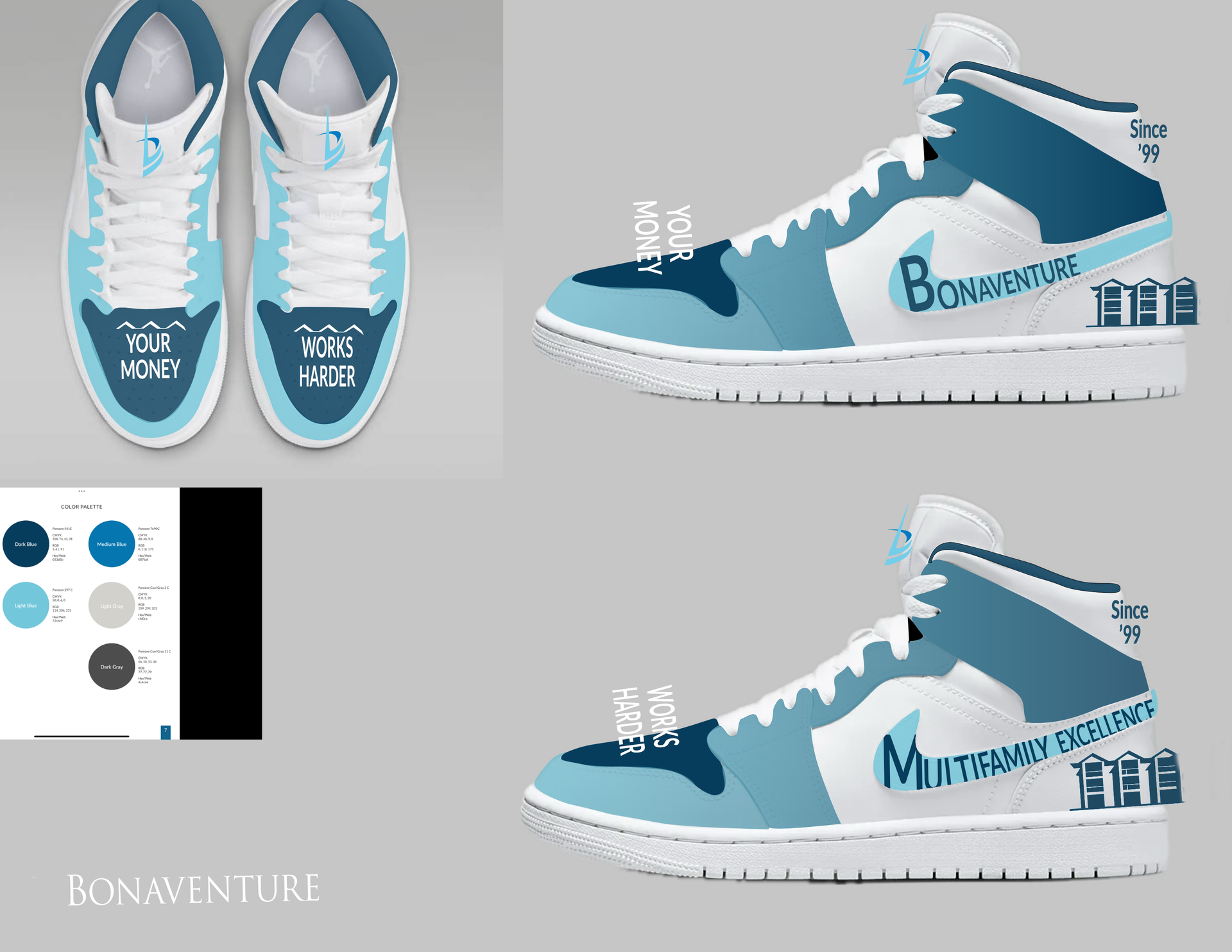 Custom Bonavanture Jordan 1s