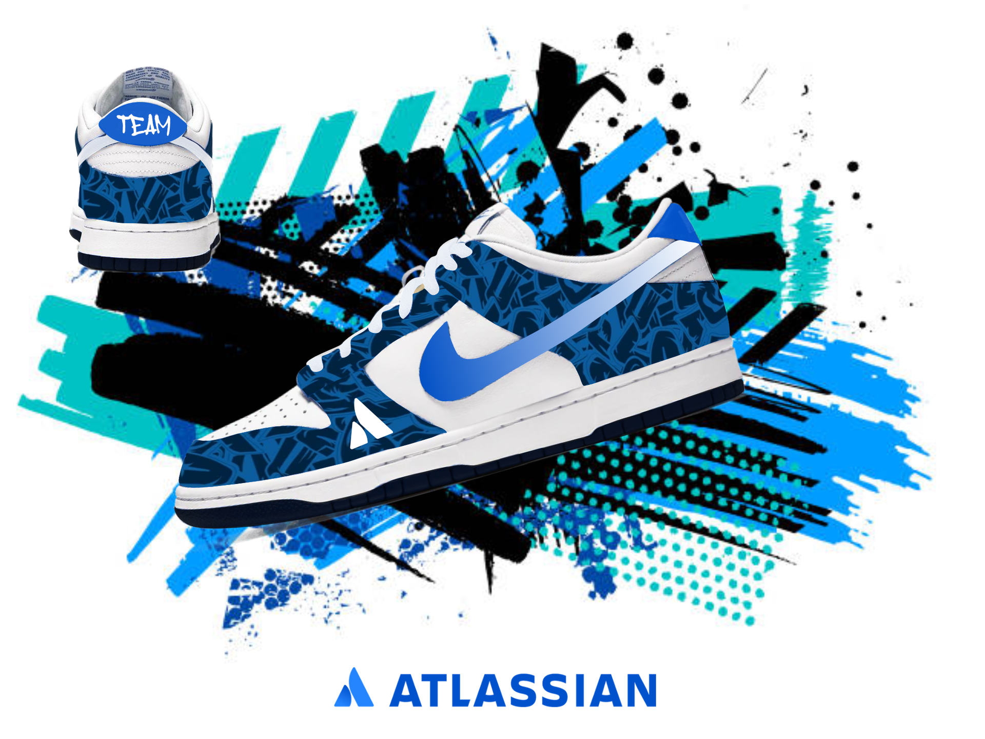 Custom Atlassian Nike dunk