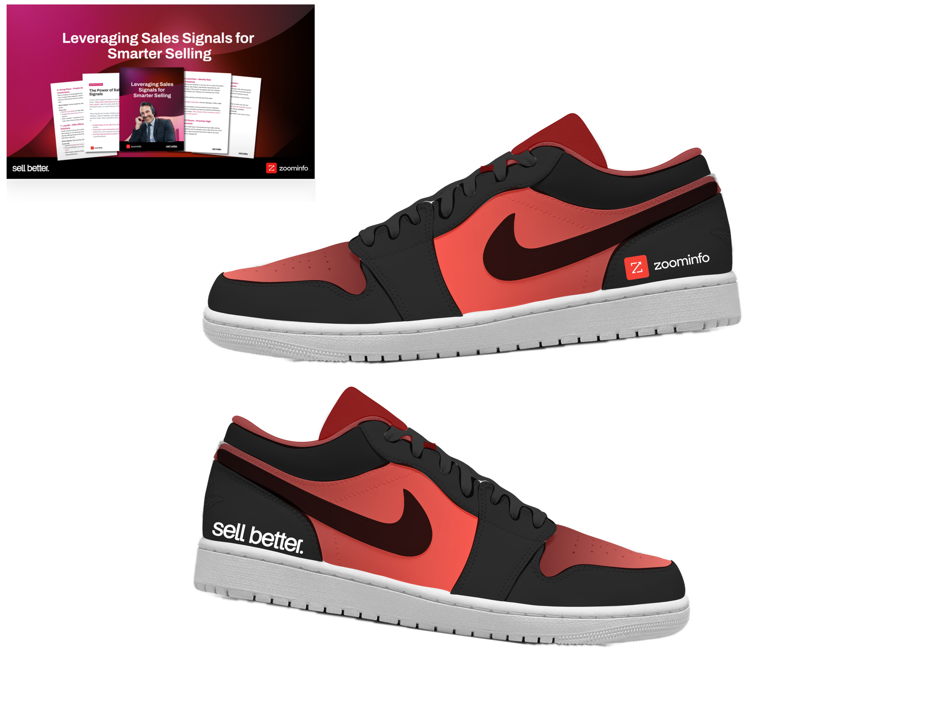 Zoominfo Custom Jordan 1 low