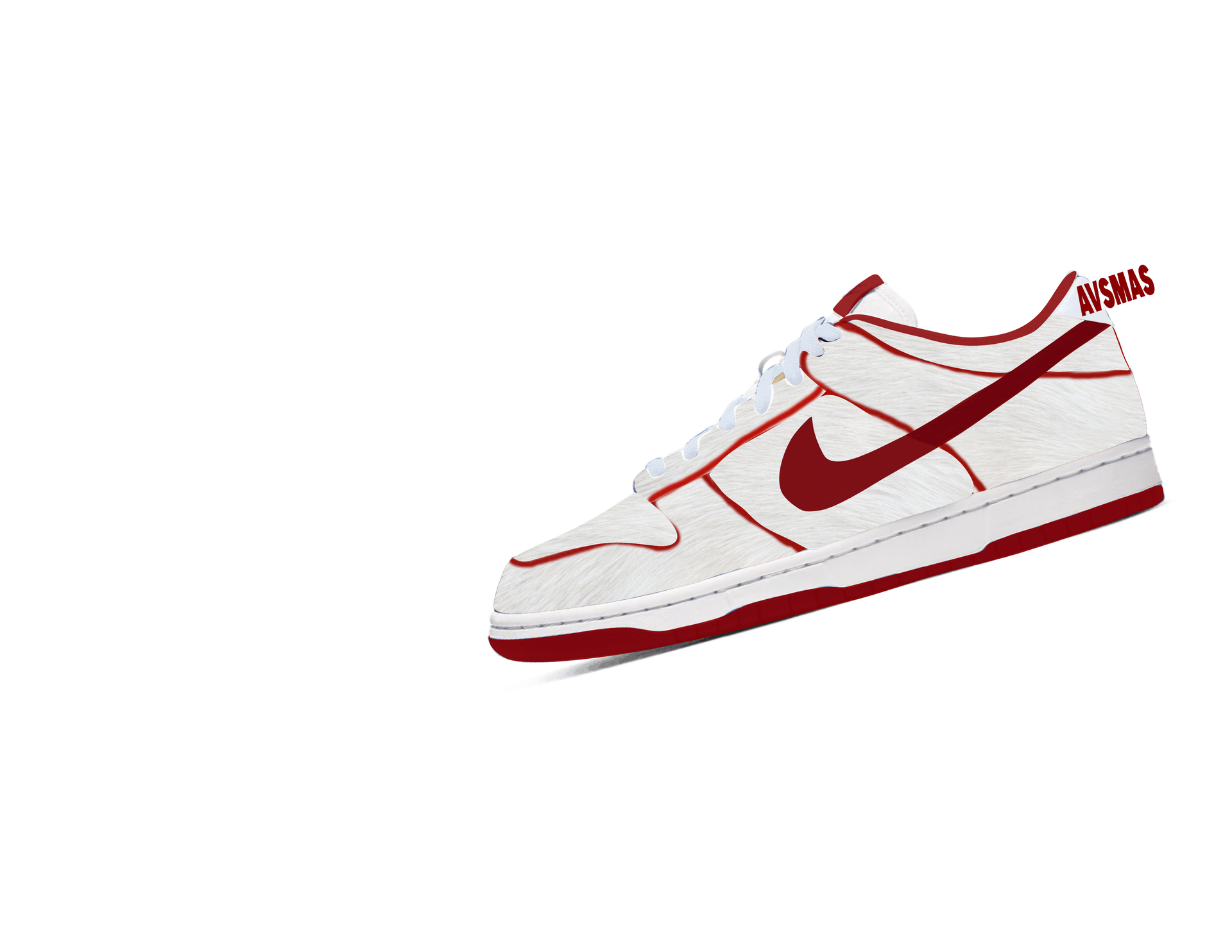 Custom Fur Nike dunks