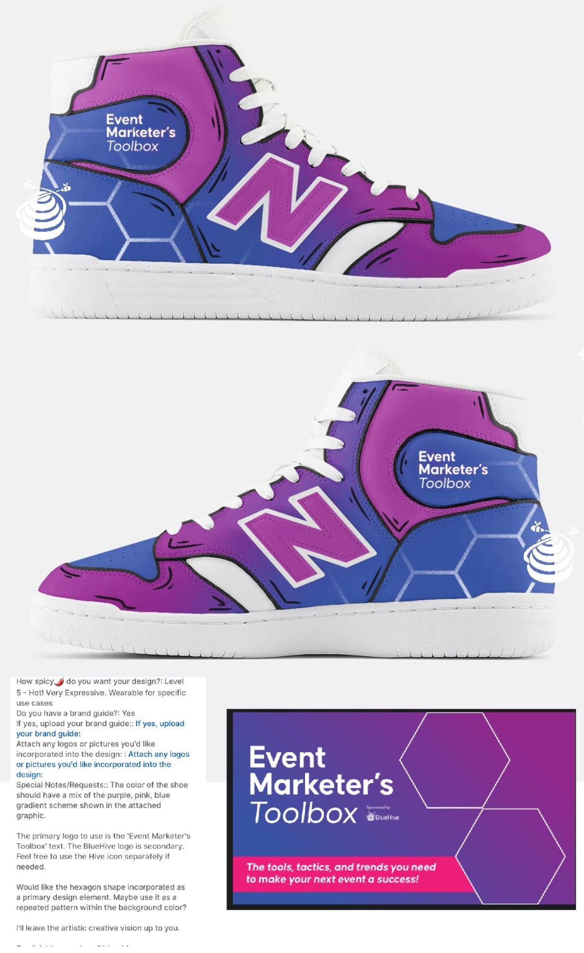 Custom New balance High tops