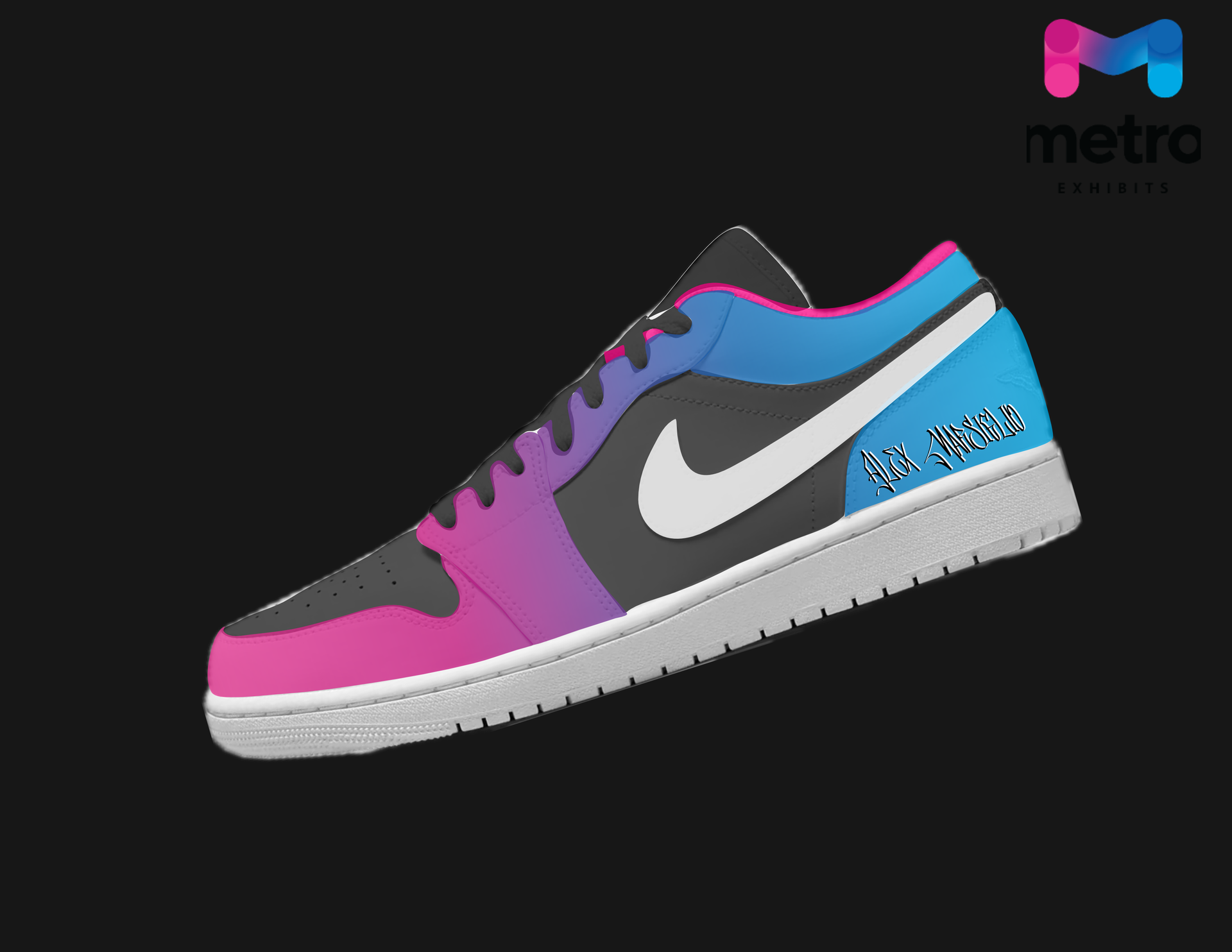 Custom Metro Jordan 1 lows done