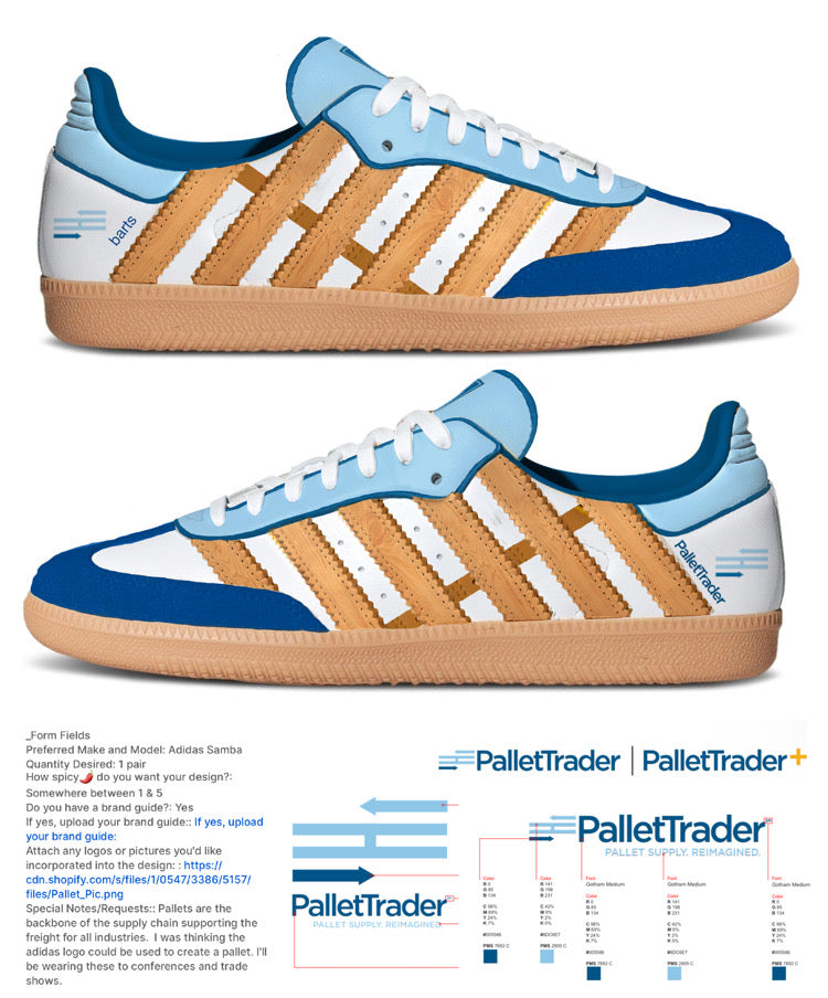 Custom Pallet Adidas Sambas