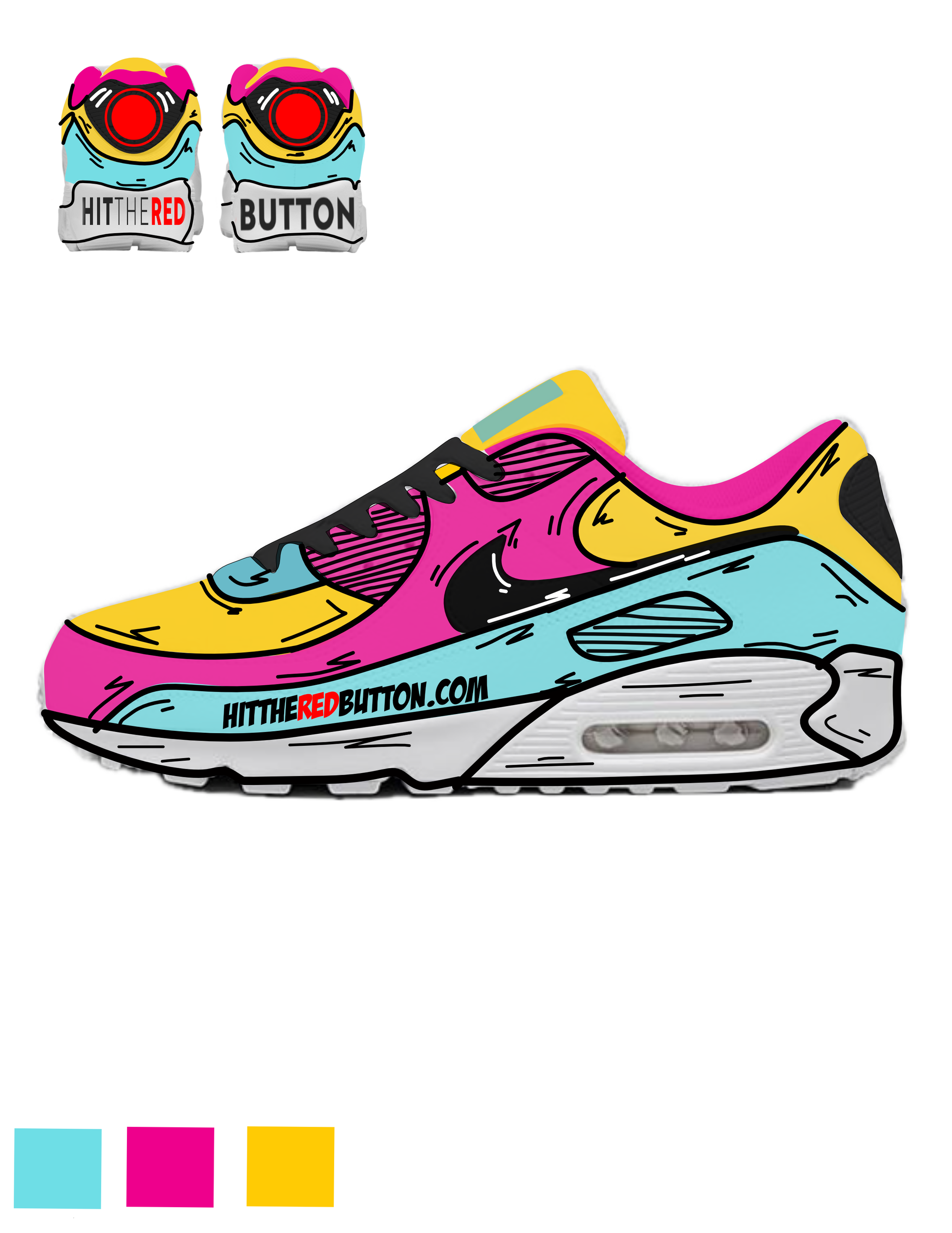 Custom Comic Airmax 90s