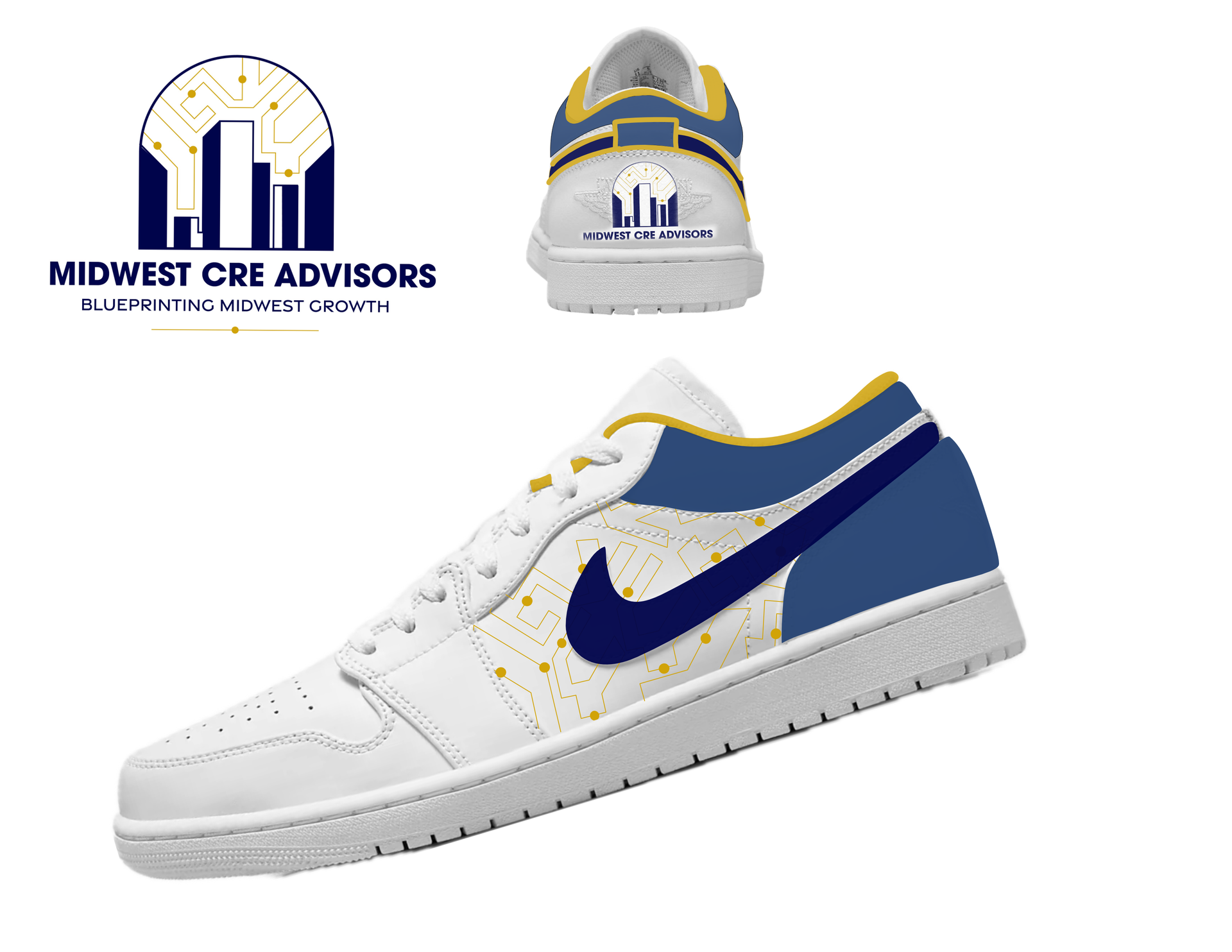 Custom CRE Jordan 1 lows