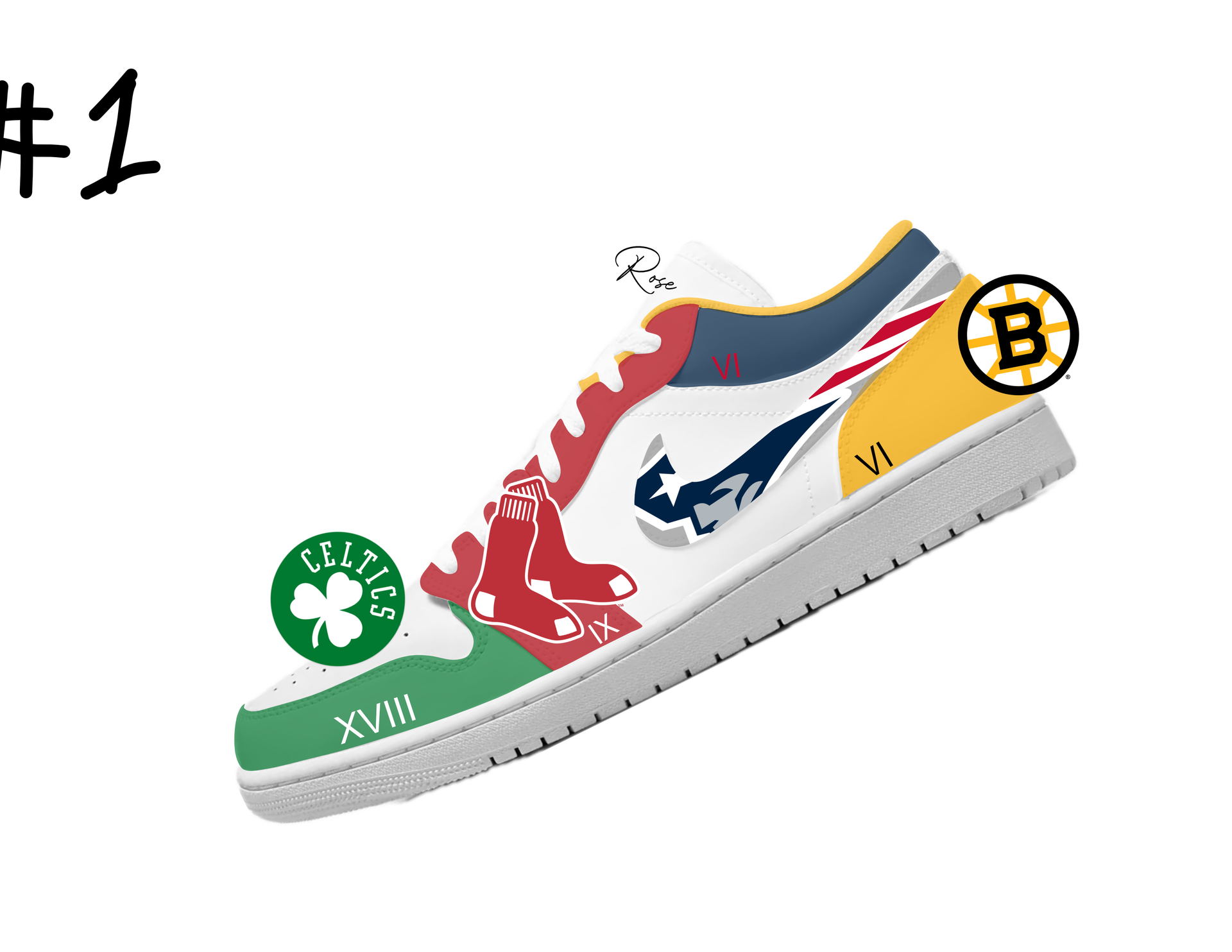 3 Custom Jordan 1 lows