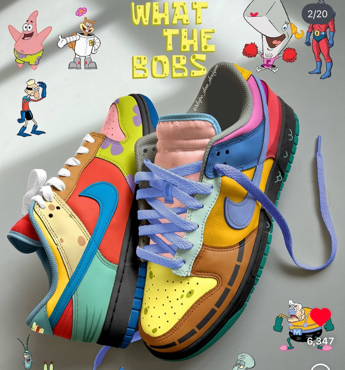 Custom BoB Nike Dunks