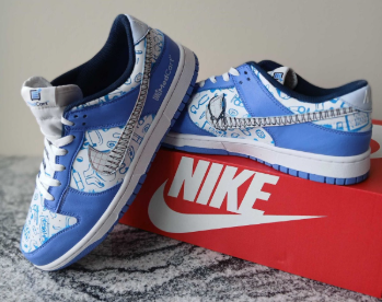 Size 10.5 men’s Custom MedCart Nike Dunks