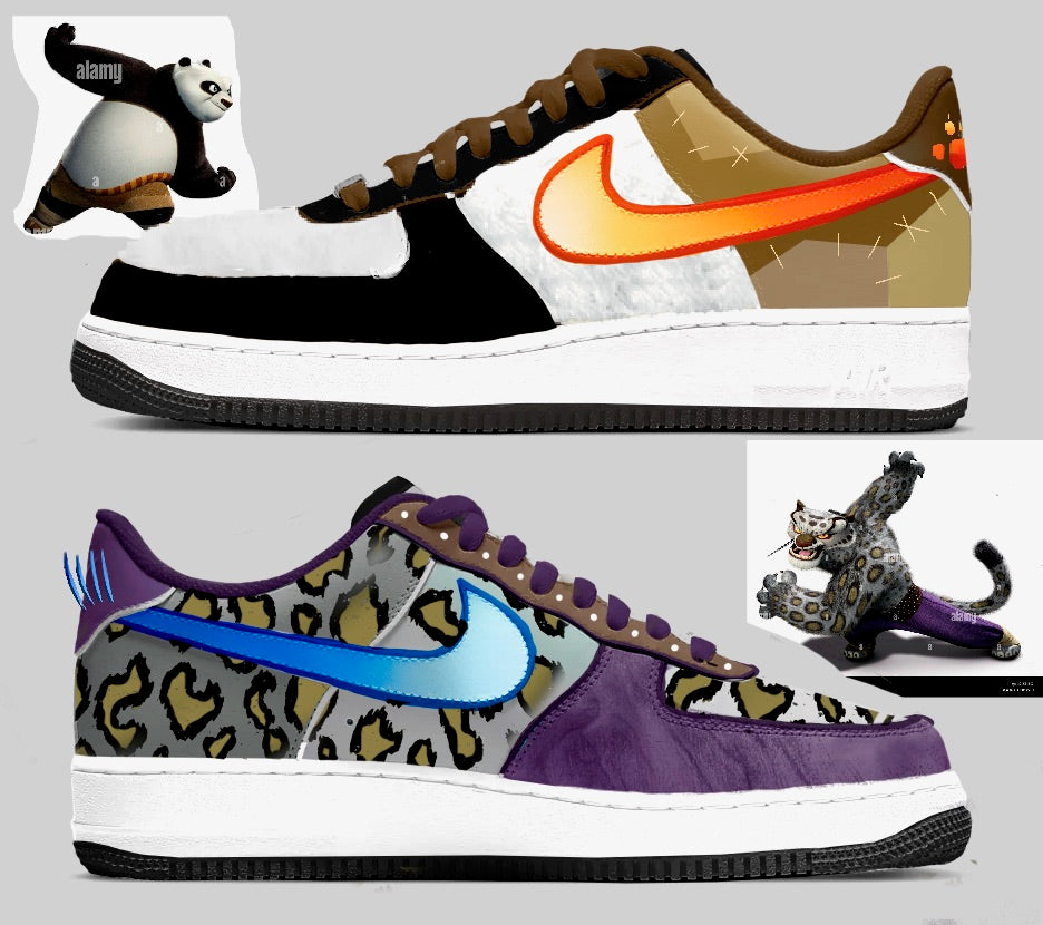Custom Kung Fu Panda AF1s