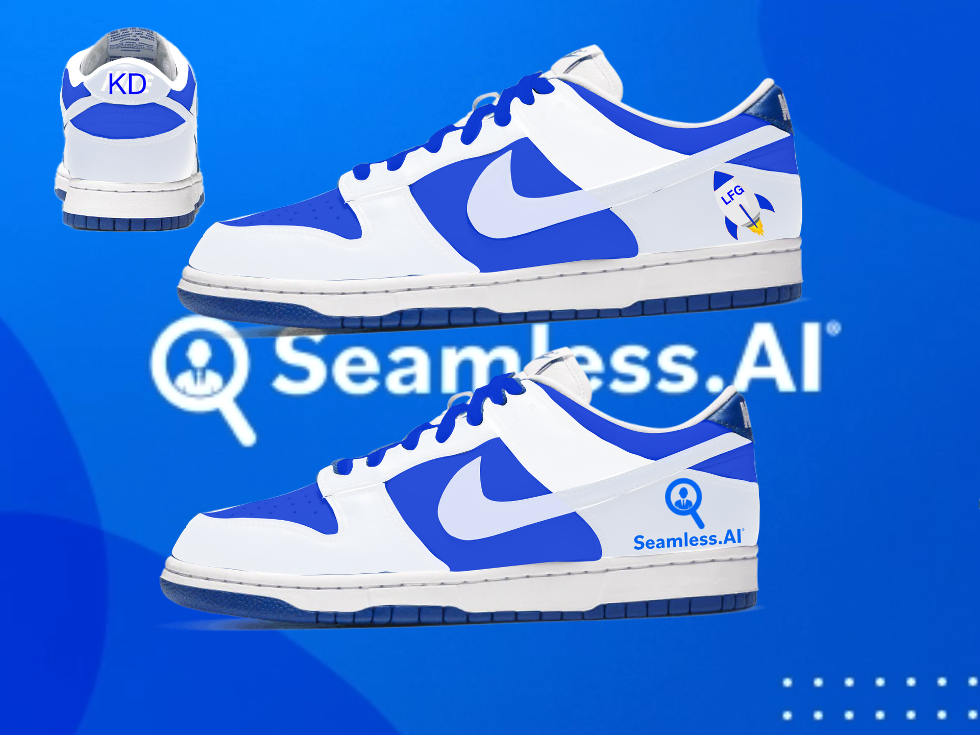 Seamless. AI Custom Dunks