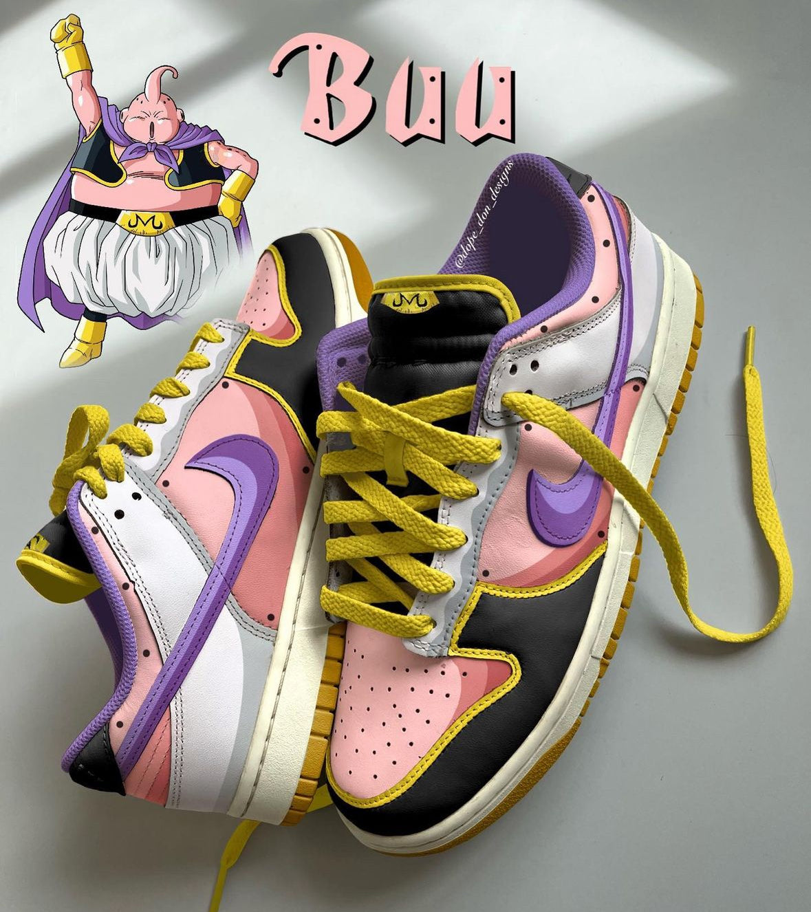 CUSTOM anime themed Nike dunks