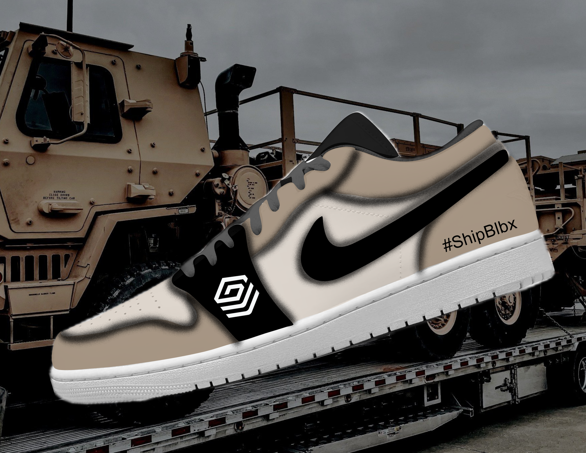 CUSTOM BLBX Jordan 1 lows