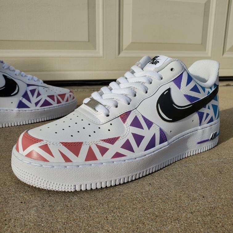 The Drip Geometric AF1 with Color Customization — SOPHDAWG