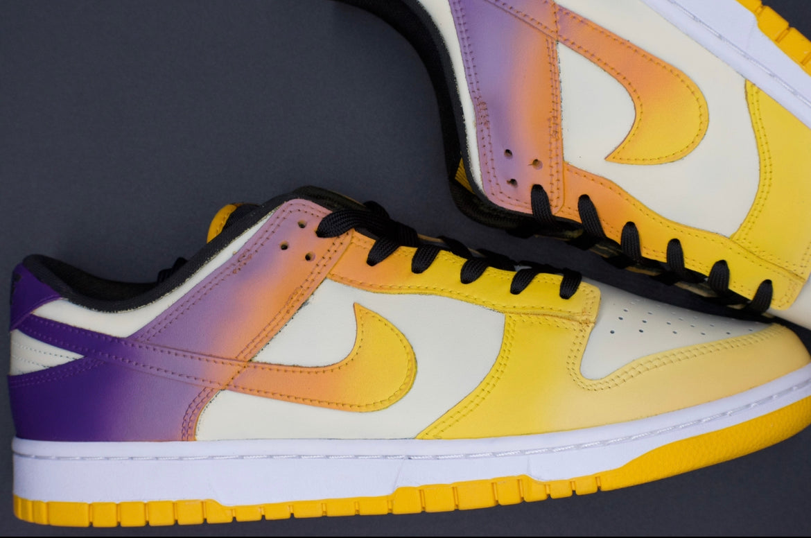 Sunset Nike Dunks size 10.5