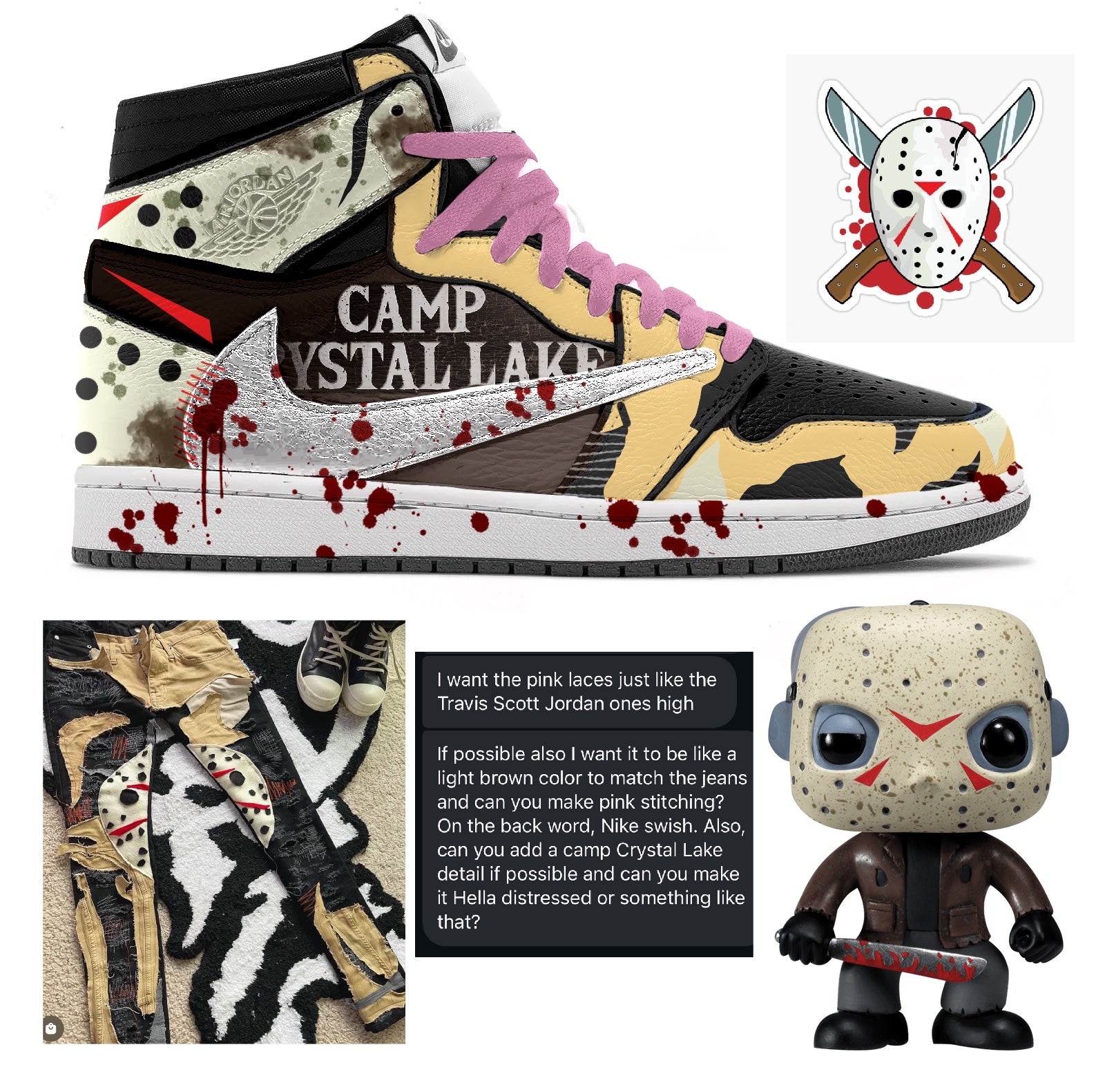 Custom Jason Jordan 1 highs