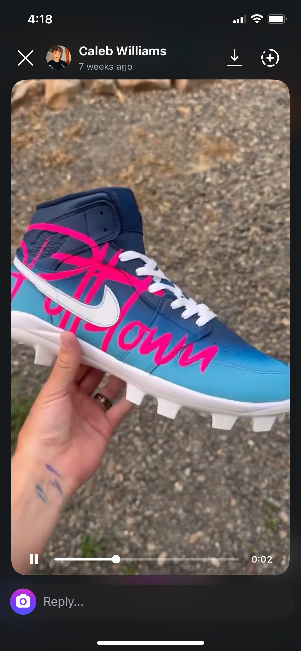 17 pairs of custom cleats