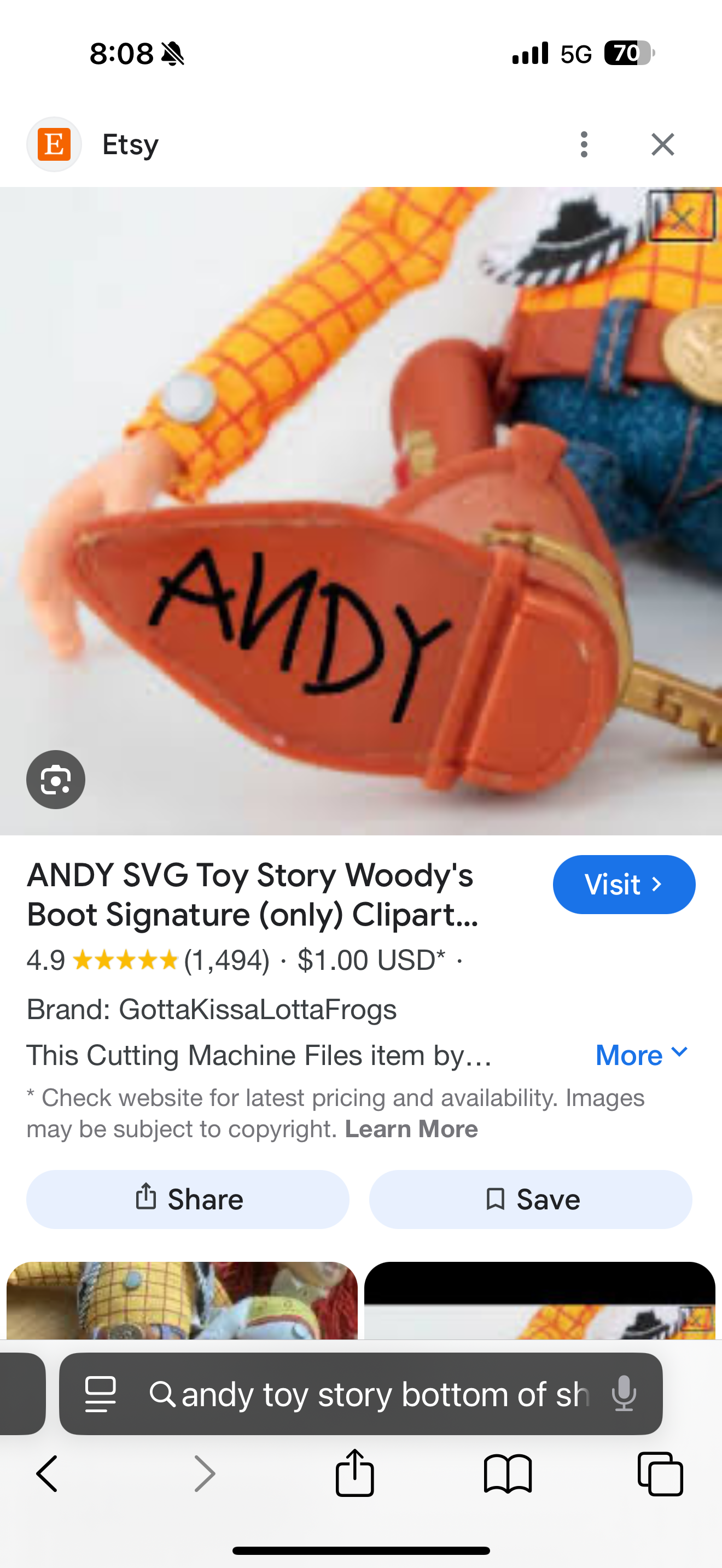 Custom Toy Story Airforce 1s