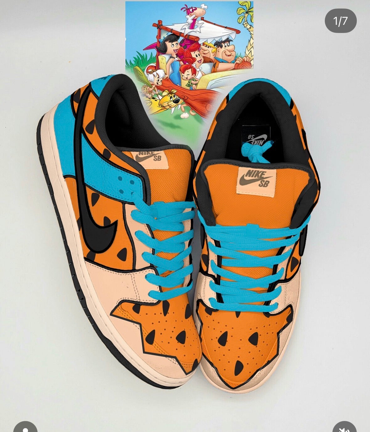 Flintstones custom Nike dunks
