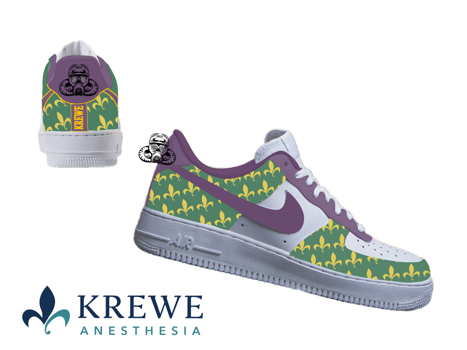 Custom Krewe AF1 lows