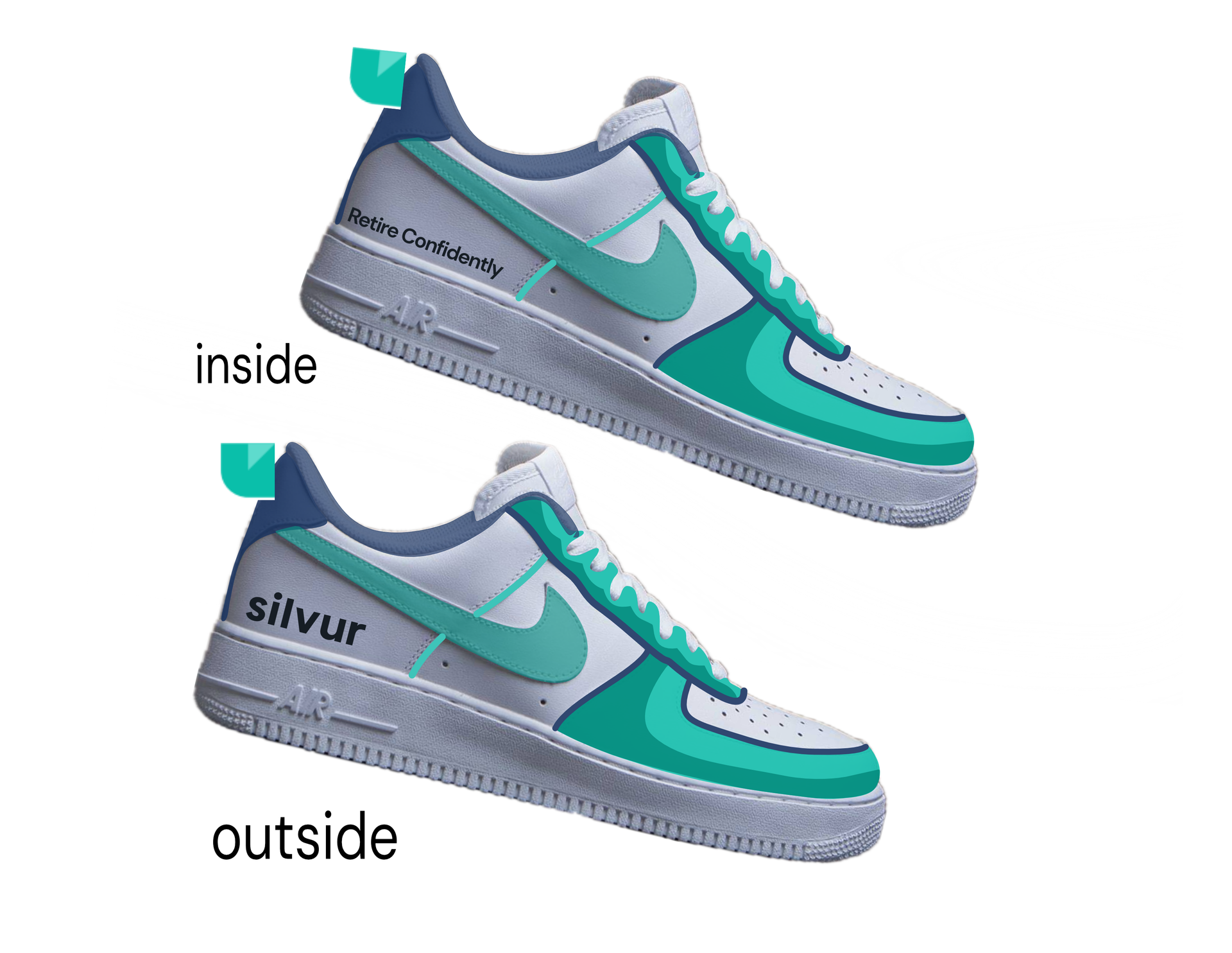 Custom Silvur AF1