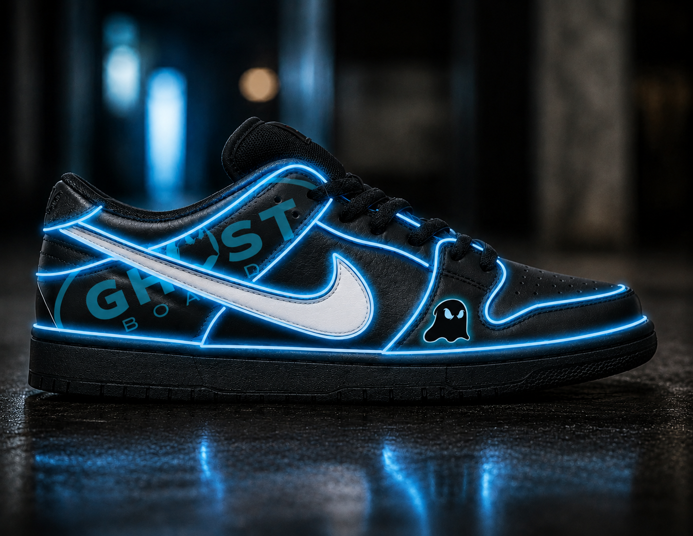 Custom Ghost Boards Nike dunk