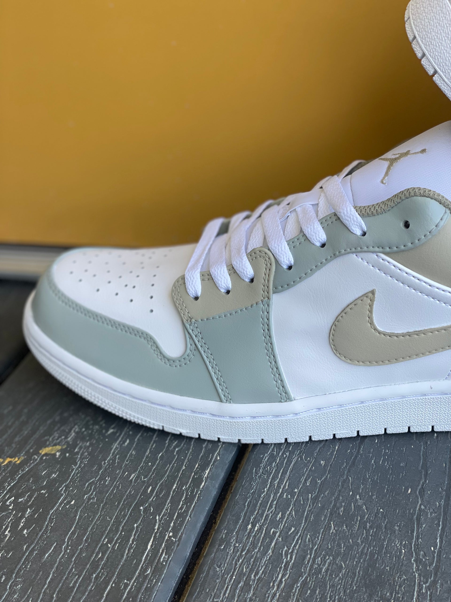 Grey Aesthetic Jordan 1 lows