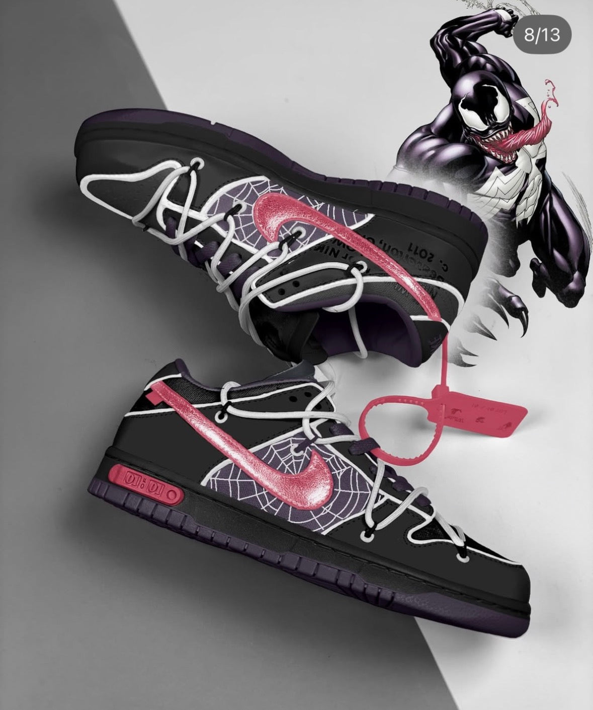 2 pack Custom off white Dunks