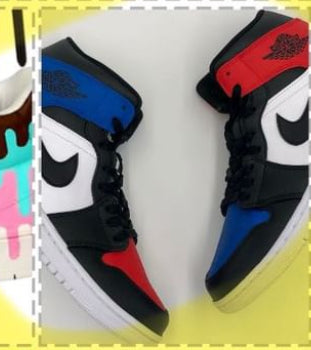 Cartoon Pop Jordan 1 mids