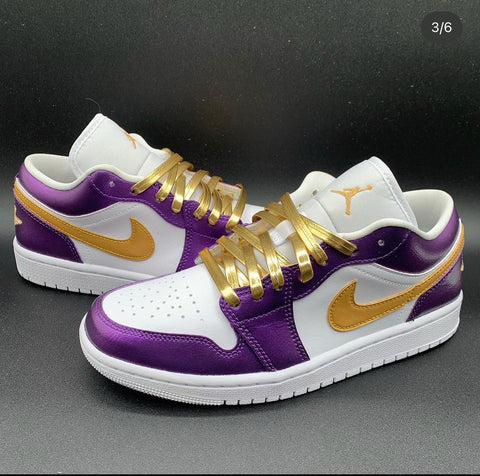 Jordan purple and clearance gold