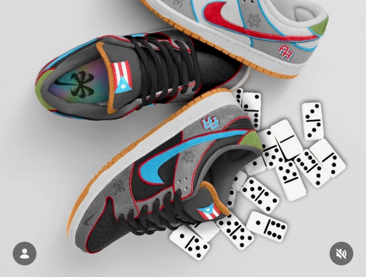 Custom PR Nike dunks