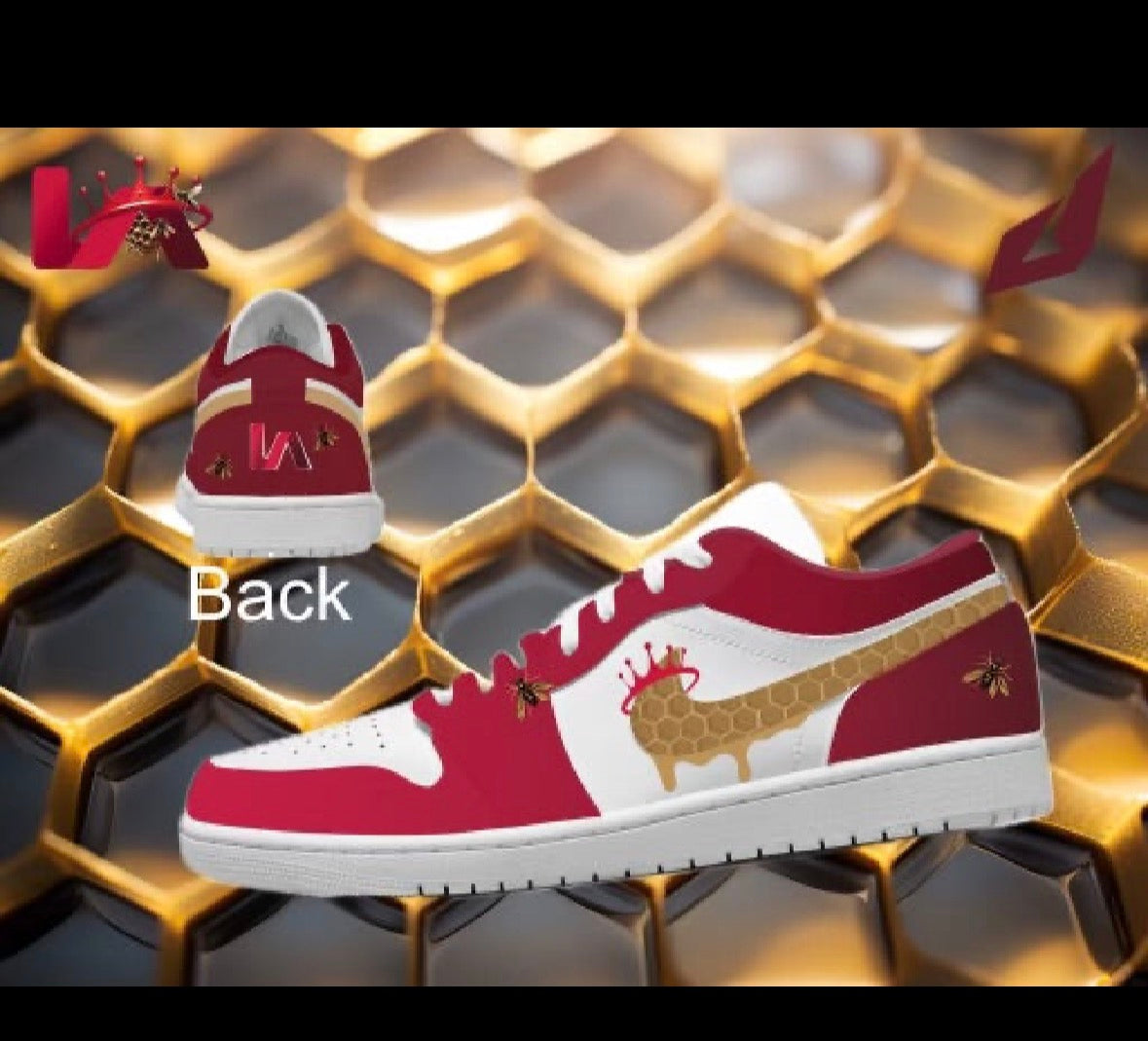 2 pairs custom Jordan 1 lows