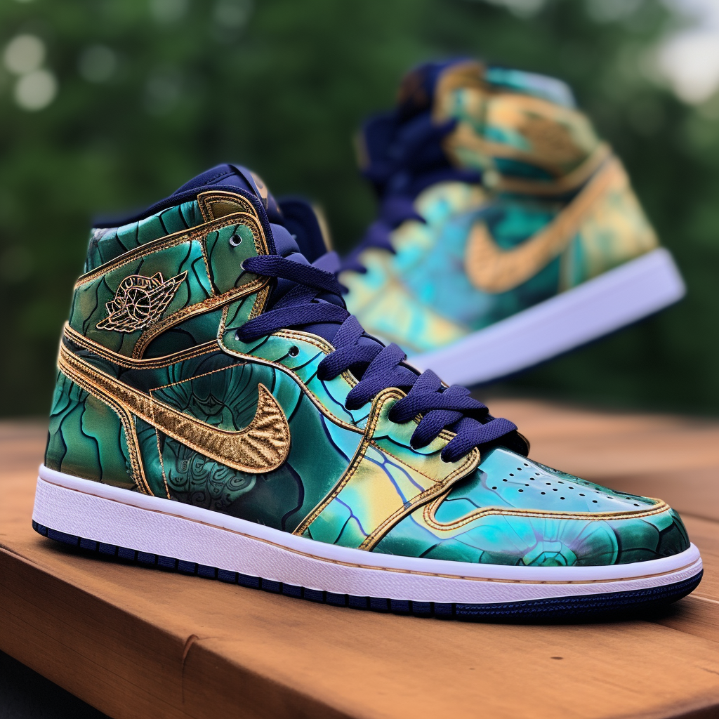 Deep Emerald Custom Jordan 1 High