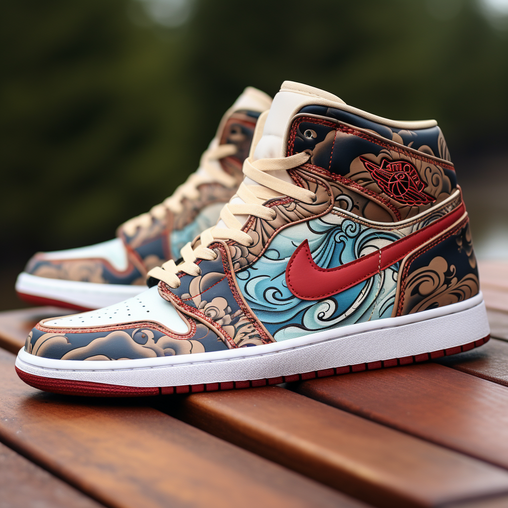 Popstyle Vintage Wave Custom Jordan 1 mids