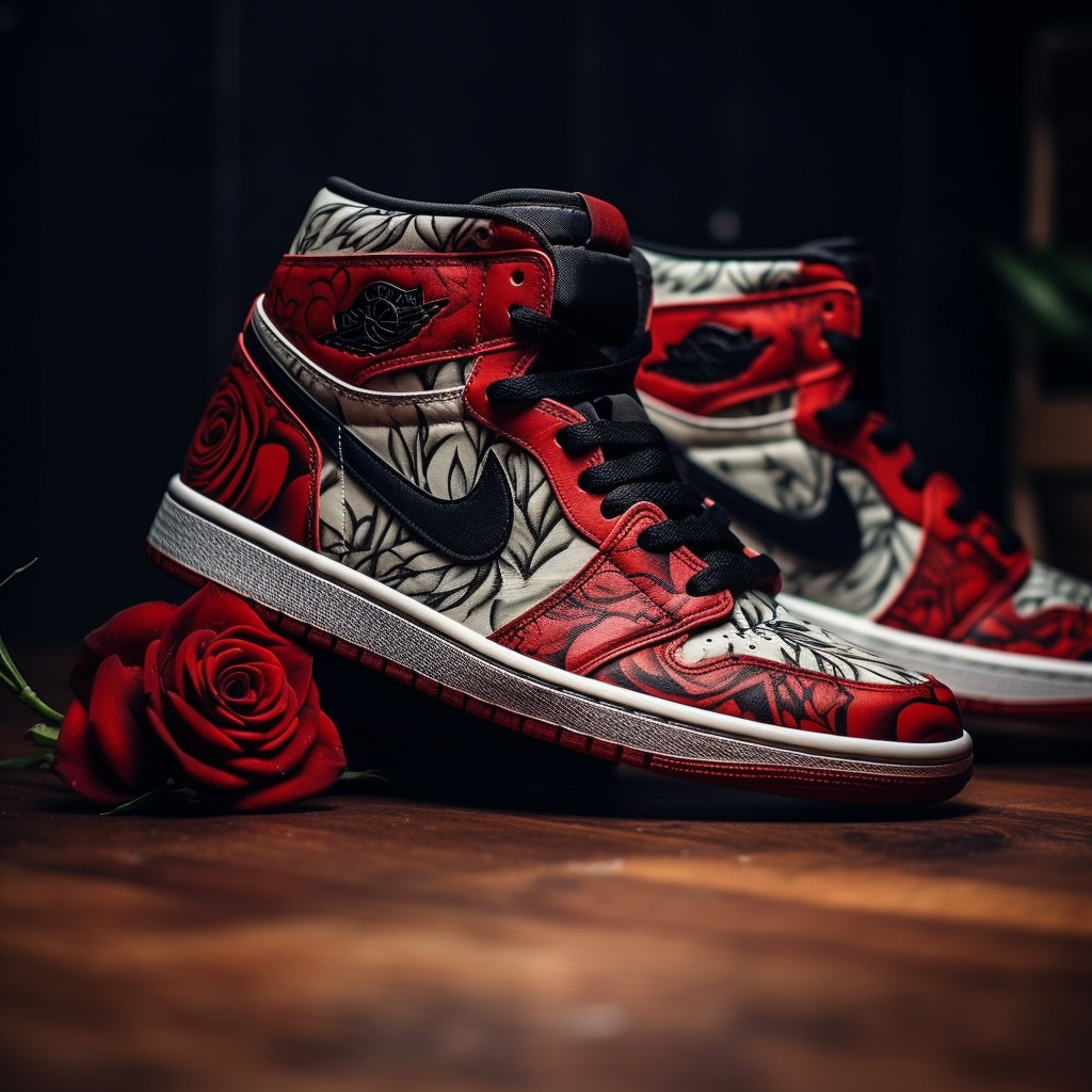 Chicago Vintage Rose Custom Jordan 1