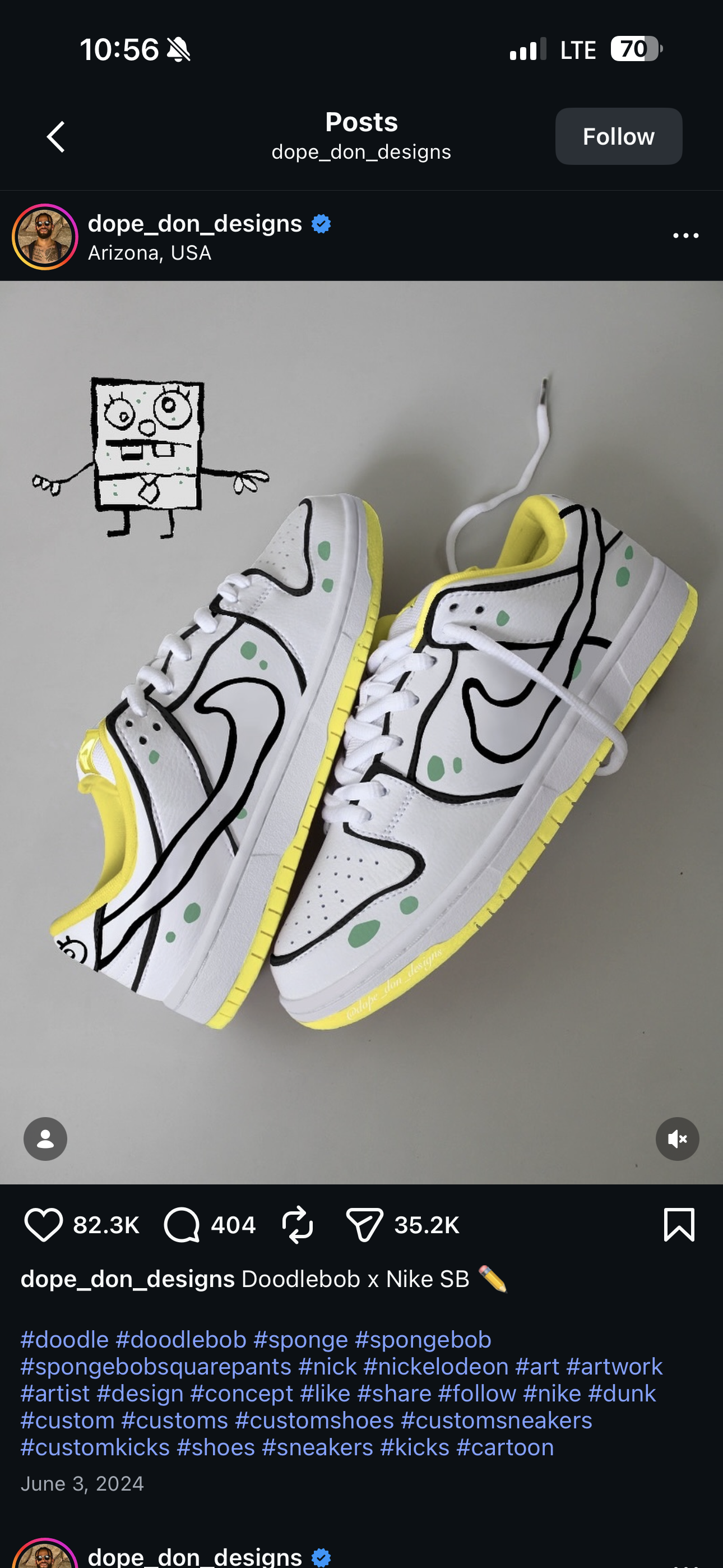 1st payment Custom Dunks