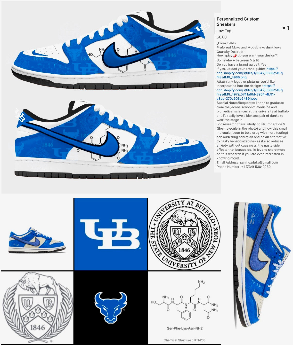 Custom Nike dunks