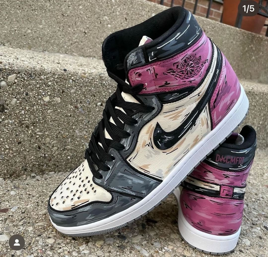 Cartoon Pop Jordan 1 mids