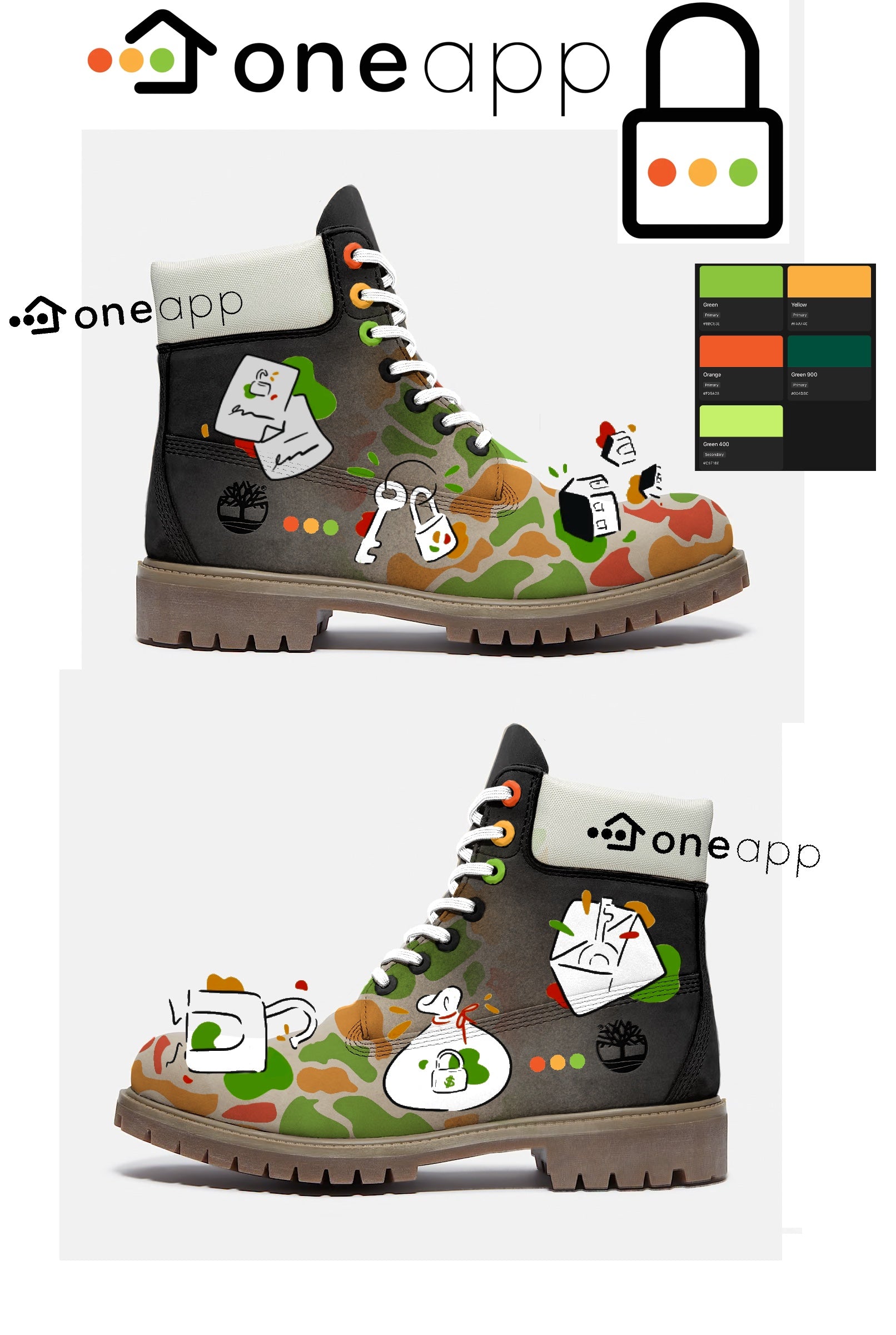 Custom Timberland boots