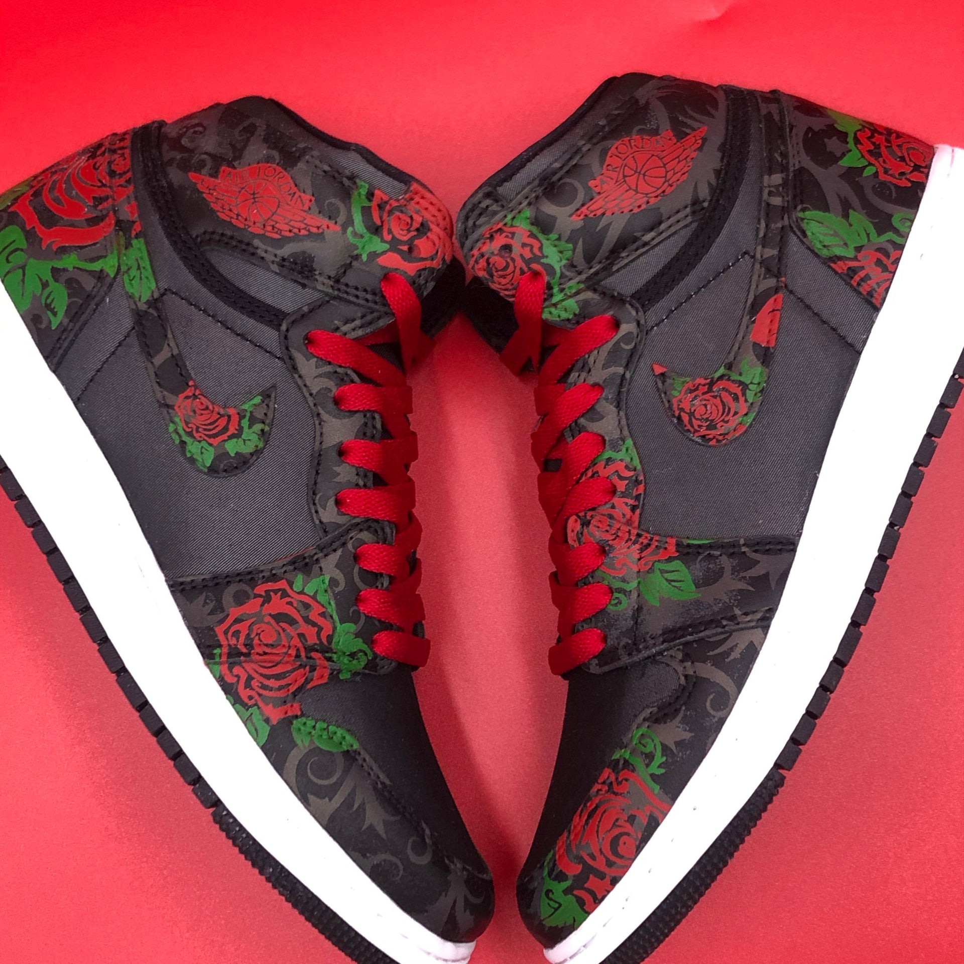 Custom Rose Jordan 1 Highs