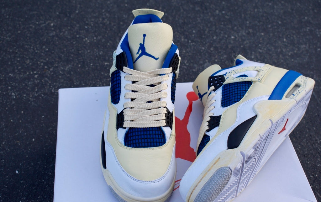 Top Hot Air Jordan 4 Custom Shoes Sneakers - USALast